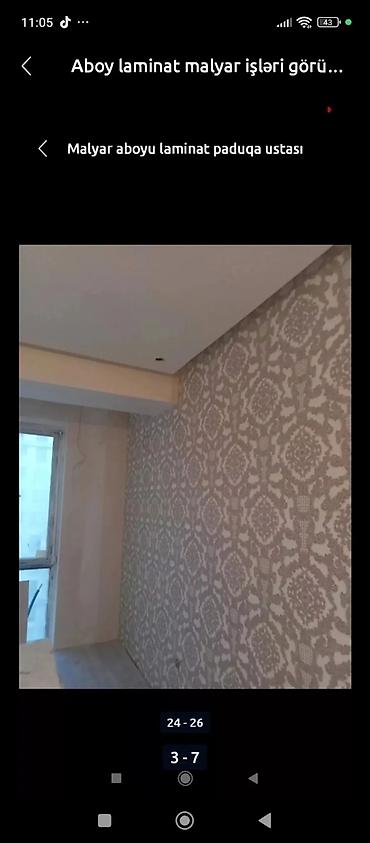 Malyar işləri: Malyar ustası şpoklyovka paduqa emusiya işleri görürük 2 nəfərik cəld -da lalafo.az — 10 Malyar işləri: Malyar ustası şpoklyovka paduqa emusiya işleri görürük 2 nəfərik cəld — 10