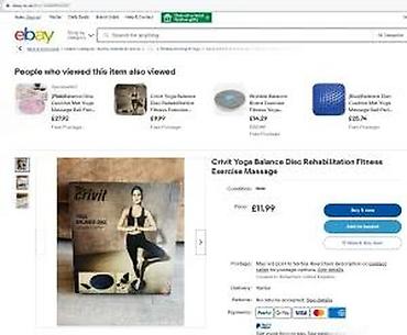 Rekviziti za vežbanje: Yoga Balance Disc – balans jastuk za vežbanje - Namena: poboljšanje — 14