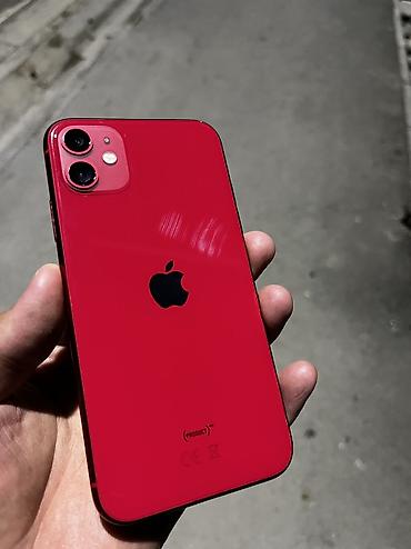 aiphone 16: IPhone 11, Б/у, 128 ГБ, Красный, Коробка, 71 % — 1