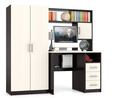 Masalar: Kompüter masası, Yeni, Açılmayan, Laminat, Dördbucaq masa — 17