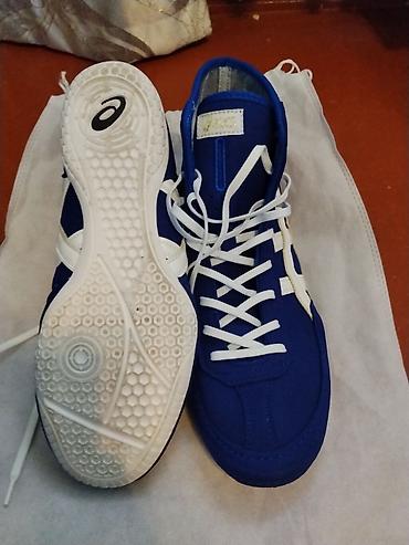ролер: Борцовки для борьбы ASICS/Тайгер Телеграмм: a1bukkkkkr - Цвет: синий — 3