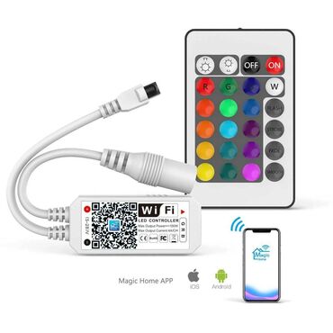 Aksesoari za TV i video: Wifi Smart Led Kontroler RGB + Daljinski WiFi kontroler služi za — 3