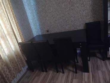 ucuzluq: 1 masa, 5 stul 180 AZN. Altıncı stulun üzərində yanıq izi var müştəri — 3