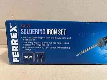 Ostali električni alati: Ferrex set za lemljenje – 30 W Komplet sadrži: - lemilicu snage 30 W — 9