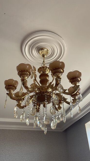 Şamdanlar: Çılçıraq, 8 lampa, Metal