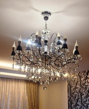 şamlıq: Çılçıraq, 10 və daha çox lampa, Metal — 2