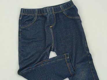 spodnie czarne jeansy: Spodnie jeansowe, 2-3 lat, 98, stan - Bardzo dobry