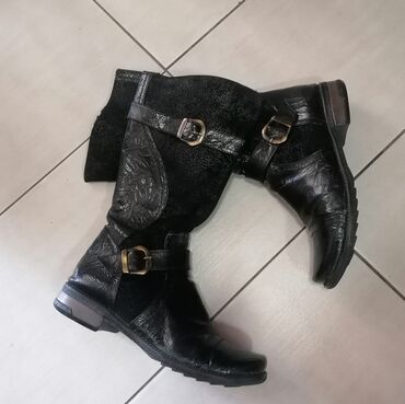 crne sa: High boots, 39