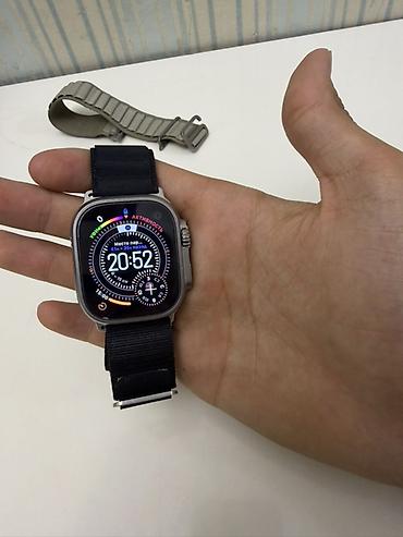 apple watch ultra 1: Смарт‑часы в стиле Apple Watch Ultra с комплектом из двух нейлоновых — 3