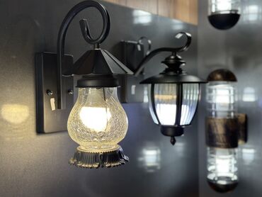 Bra, divar lampaları: Çöl işıqları, lampası dəyişən modellərdir. 18 azn -dən başlayır — 5