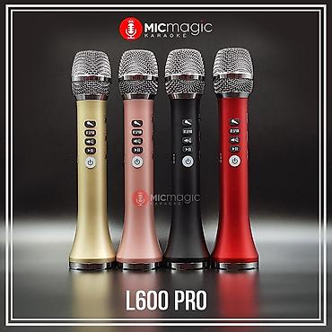 Вокальные микрофоны: Супер новинка караоке микрофон Micmagic L600PRO PLUS(ОРИГИНАЛ) — 4
