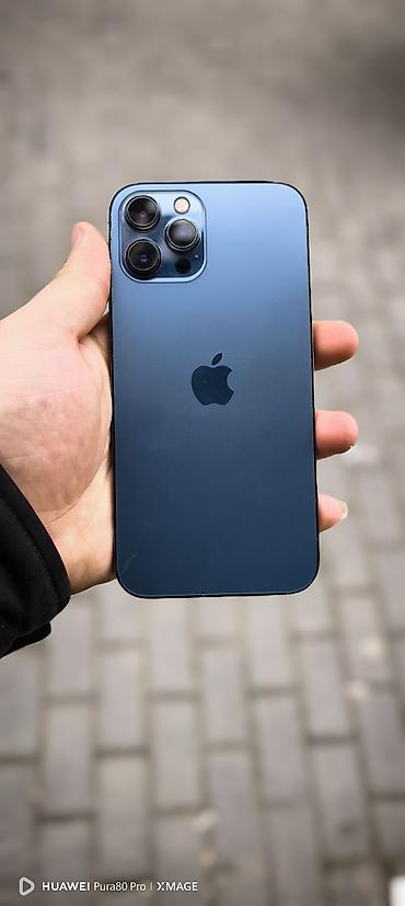 iphone case: IPhone 12 Pro Max, 256 GB, Pacific Blue, Face ID, Zəmanət, Sənədlərlə — 1