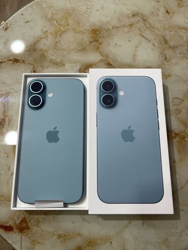 Apple iPhone: IPhone 16, 128 GB, Mavi, Face ID