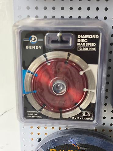 meduza disk: BENDY Diamond Disc – 4.5" - Maksimal sürət: 13,300 RPM - Ölçü: 115 x — 1