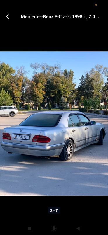 мерс 12: Mercedes-Benz E-Class: 1998 г., 2.4 л, Механика, Бензин, Седан