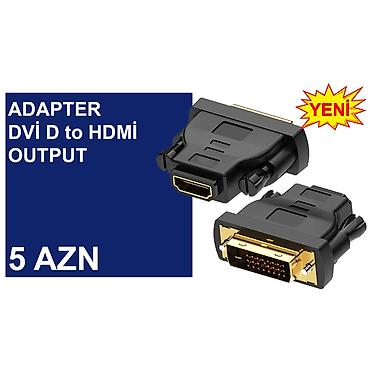 kompüter barter: DVİ Adapterlər/Konverterlər (Çeviricilər) ⭐DVİ İ (24+5) to VGA – 5 AZN — 5