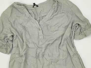 bluzki z bufkami krótki rękaw: Blouse, L (EU 40), condition - Good