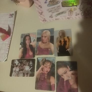 Məhsul: BLACKPINK fotokart seti kartlar bazıları içqoçla edilib
