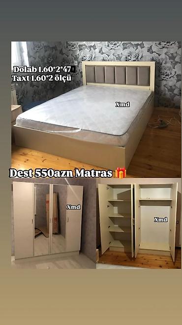 Yataq otağı dəstləri: İkinəfərlik çarpayı, Azərbaycan, Yeni — 9