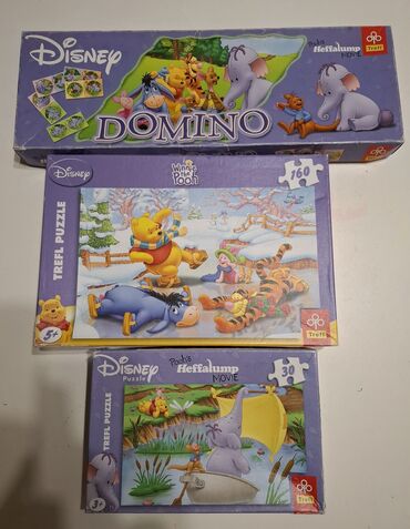 tombola igra: Winnie the pooh clementoni original 2 puzle i domine sve je ista