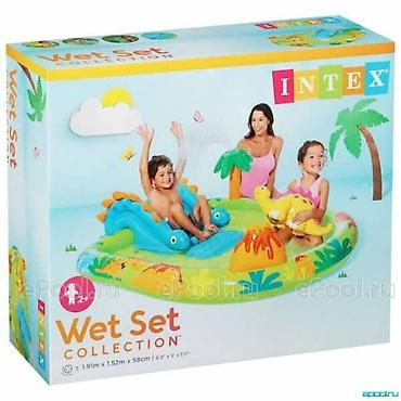 ogledala jisk: 57166 Intex Little Dino bazen igraonica za decu sa prskalicom Stranice — 2