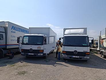 w210 e320: Mercedes-Benz Atego – тентованные/фургонные среднетоннажные грузовики — 1