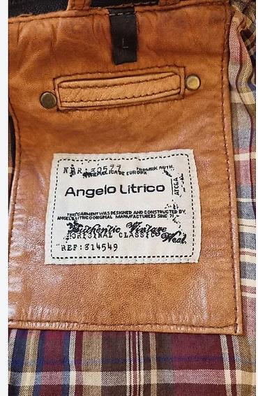 tech flees: Kožna jakna Angelo Litrico – model “Authentic Vintage Original — 4