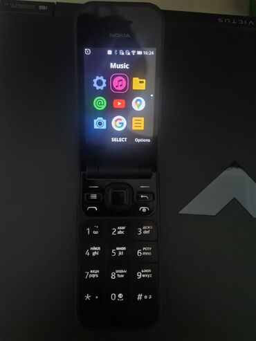 islenmis telfonlar: Nokia 2760 Flip, 4 GB, rəng - Qara, Düyməli, İki sim kartlı
