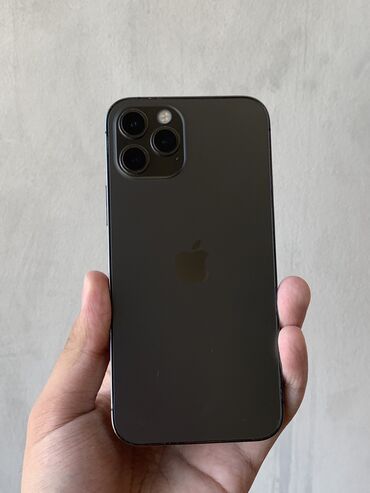 планшет таб а: IPhone 12 Pro, Колдонулган, 256 ГБ, Matte Space Gray, Каптама, 76 %