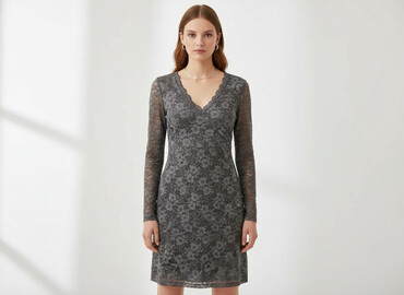 sukienka w grochy hm: H&M, Women`s dress, size S