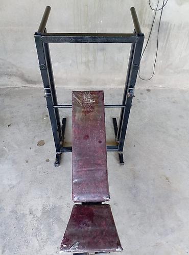 ucuz velosiped: Çoxfunksiyalı güc skamyası və ştanq dayağı - Material: qalın profilli — 3