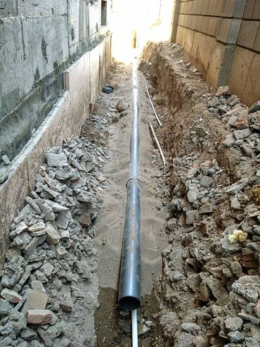 Канализационные работы: Копаем септик и колодцы, траншеи канализации и под водопроводный — 8
