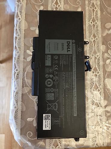 notebook batarya: Üstən çıxma yaxşı vəziyyətdə. Dell noutbuk batareyası – 68Wh, 7.6V — 2