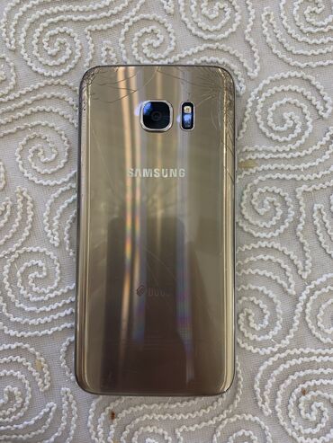 Samsung: Samsung Galaxy S7 Edge, Б/у, 32 ГБ, цвет - Золотой, 2 SIM