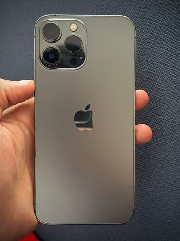 ноутбук appl: IPhone 13 Pro Max, 256 ГБ, Графит, Кабель, 77 %