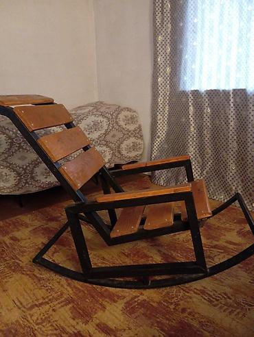 Кресла-качалки: Кресла-качалка, Б/у, Самовывоз, цвет - Коричневый — 7