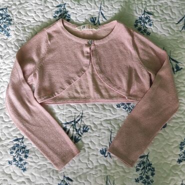 надом пиджак: Продаю фирменную накидку для платья от H&M, на 6-8 лет, цвет