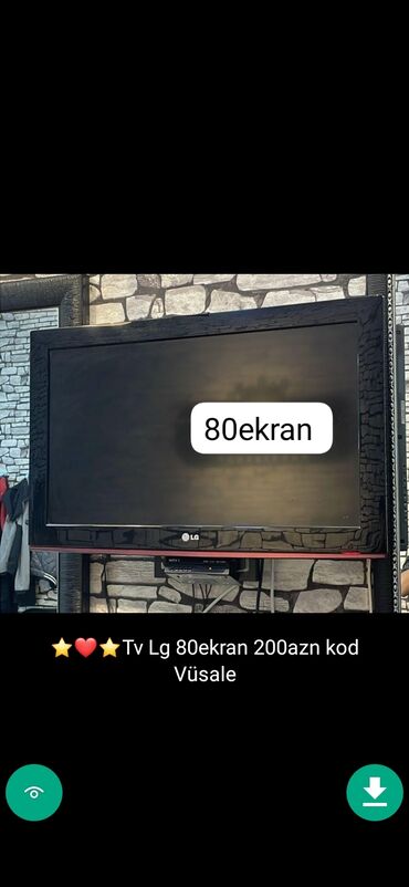 Televizorlar: İşlənmiş Televizor LG 82" — 11