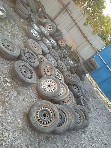 Дөңгөлөктөр монтажда R 14, All-season, Колдонулган, Темир — 3