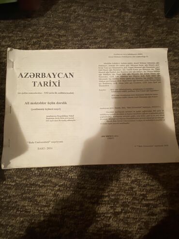 azərbaycan tarixi kitabı: Azərbaycan tarixi çap kitab