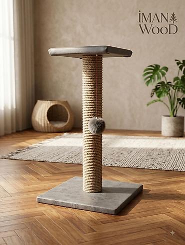 pişik cirmaglama taxtasi: IMAN WOOD pişik dırmaşma və tirnəmə dirəyi(TƏZƏSİ) - Material — 1