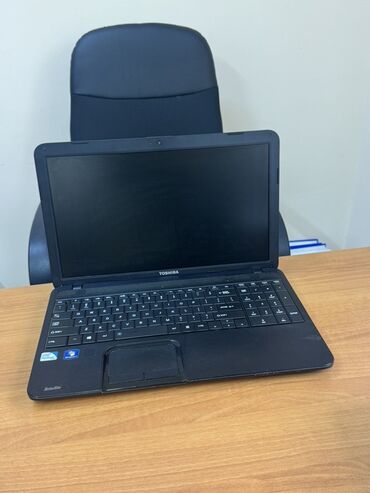 не пользуюсь: Ноутбук, Toshiba, 2 ГБ ОЭТ, 15.6 ", Колдонулган, Татаал эмес тапшырмалар үчүн, эс тутум HDD