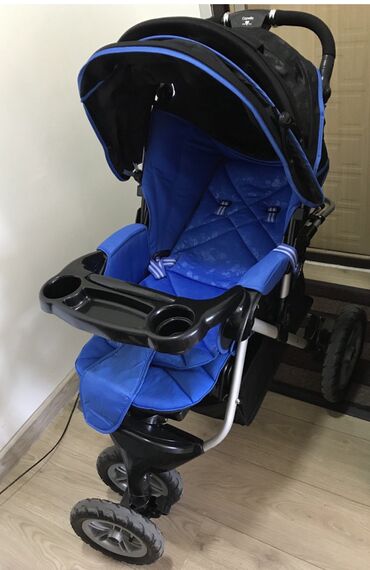 коляска детская цена: Коляска, цвет - Голубой, Б/у