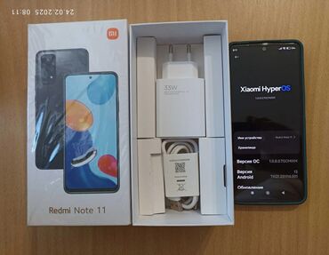 Redmi: Redmi, Redmi Note 11, 128 ГБ, цвет - Синий, 1 SIM, 2 SIM