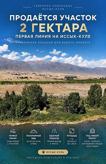 участок на иссик куле: 200 соток, Для строительства — 1