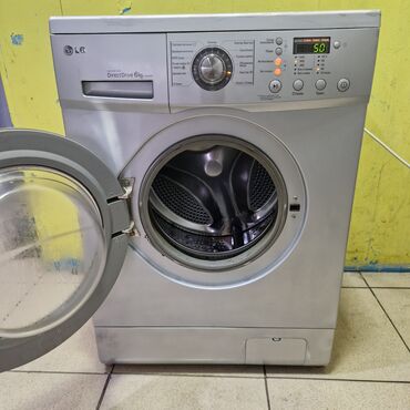islenmis paltaryuyanlar: Paltaryuyan maşın LG, 6 kq, İşlənmiş, Avtomat, Qurutma var, Kredit yoxdur, Pulsuz çatdırılma