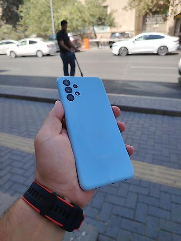 Samsung Galaxy A13, 64 ГБ, цвет - Синий, Сенсорный, Отпечаток пальца, Две SIM карты — 1