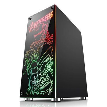 hyper x cloud: Корпус ATX c подсветкой, все кнопки на верхней панели power x 1