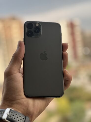 сенсорный магнитола в машину: IPhone 11 Pro, Б/у, 64 ГБ, Matte Space Gray, 79 %