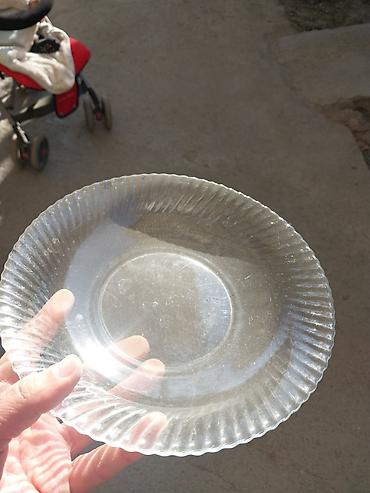 Наборы посуды: Набор столовой посуды (разнородные предметы): - Стеклянная круглая — 1